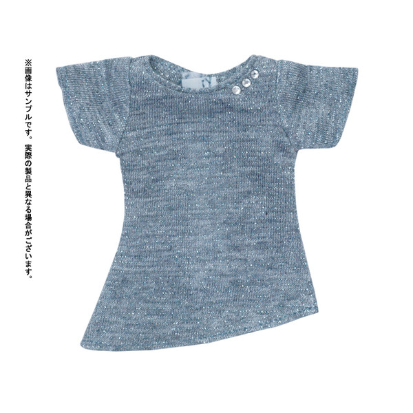 Wicked Style Lamé Border T-Shirt (Grey Border), Azone, Accessories, 1/6, 4571117001540